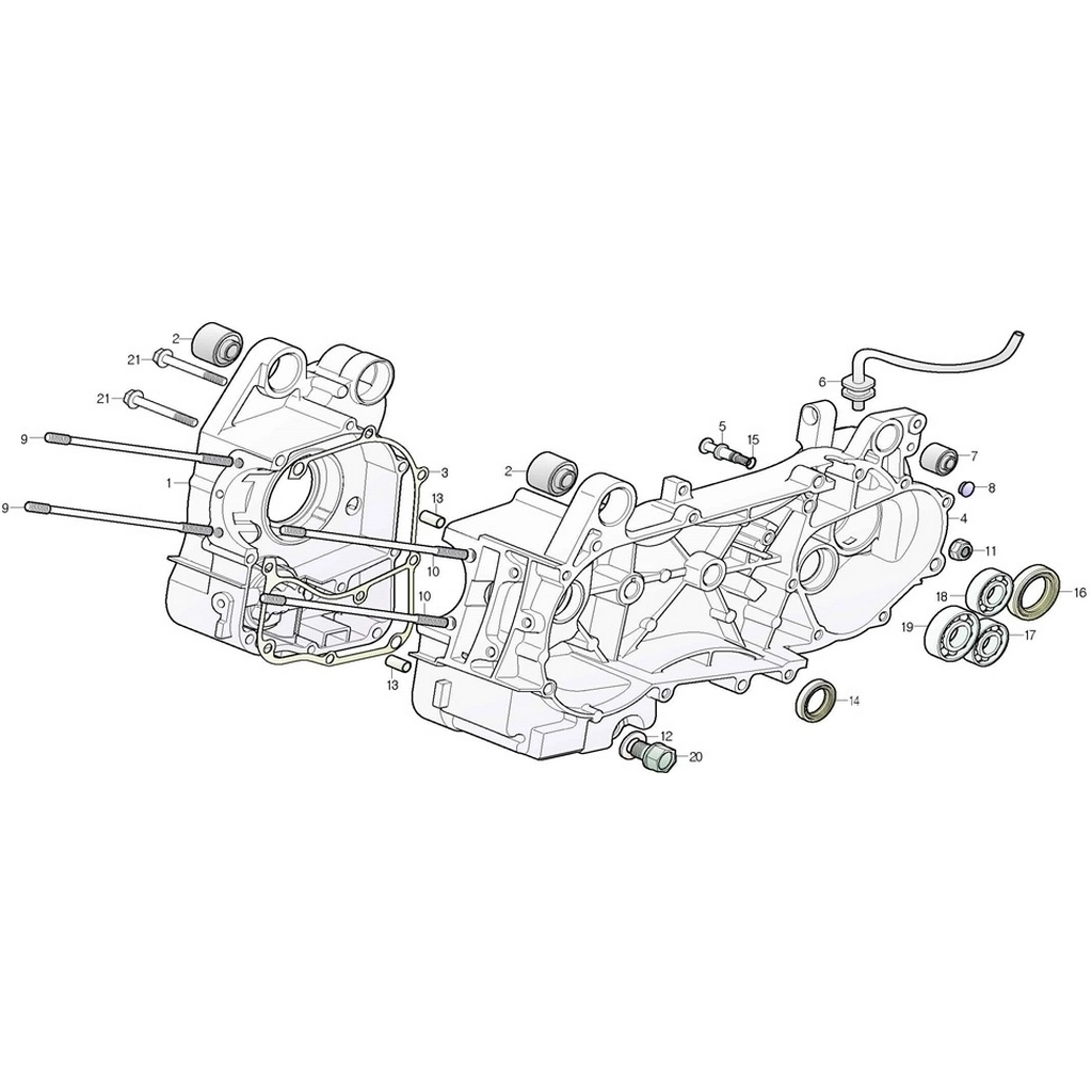 DAELIM YC125 (DL125ARM) KECE YAG M19.8X30X5 #DL125-ARM E1414